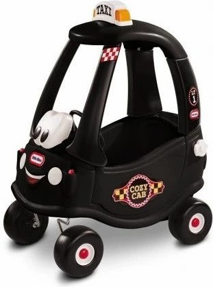 Vetura lodër me shtytje Little Tikes Cozy Coupe Black Taxi 160467, deri 23 kg, 18 muaj-5 vjet, e zezë