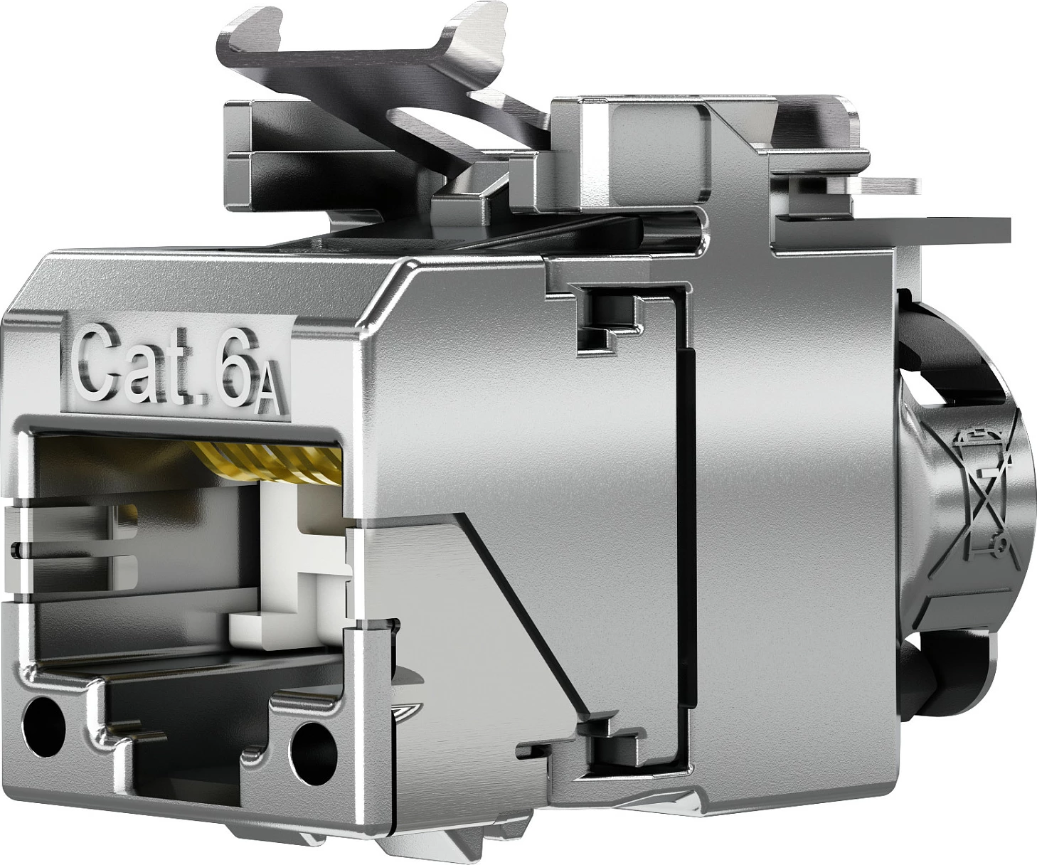 Modul rrjeti Telegärtner AMJ-SL Cat.6A, T568A, metalik