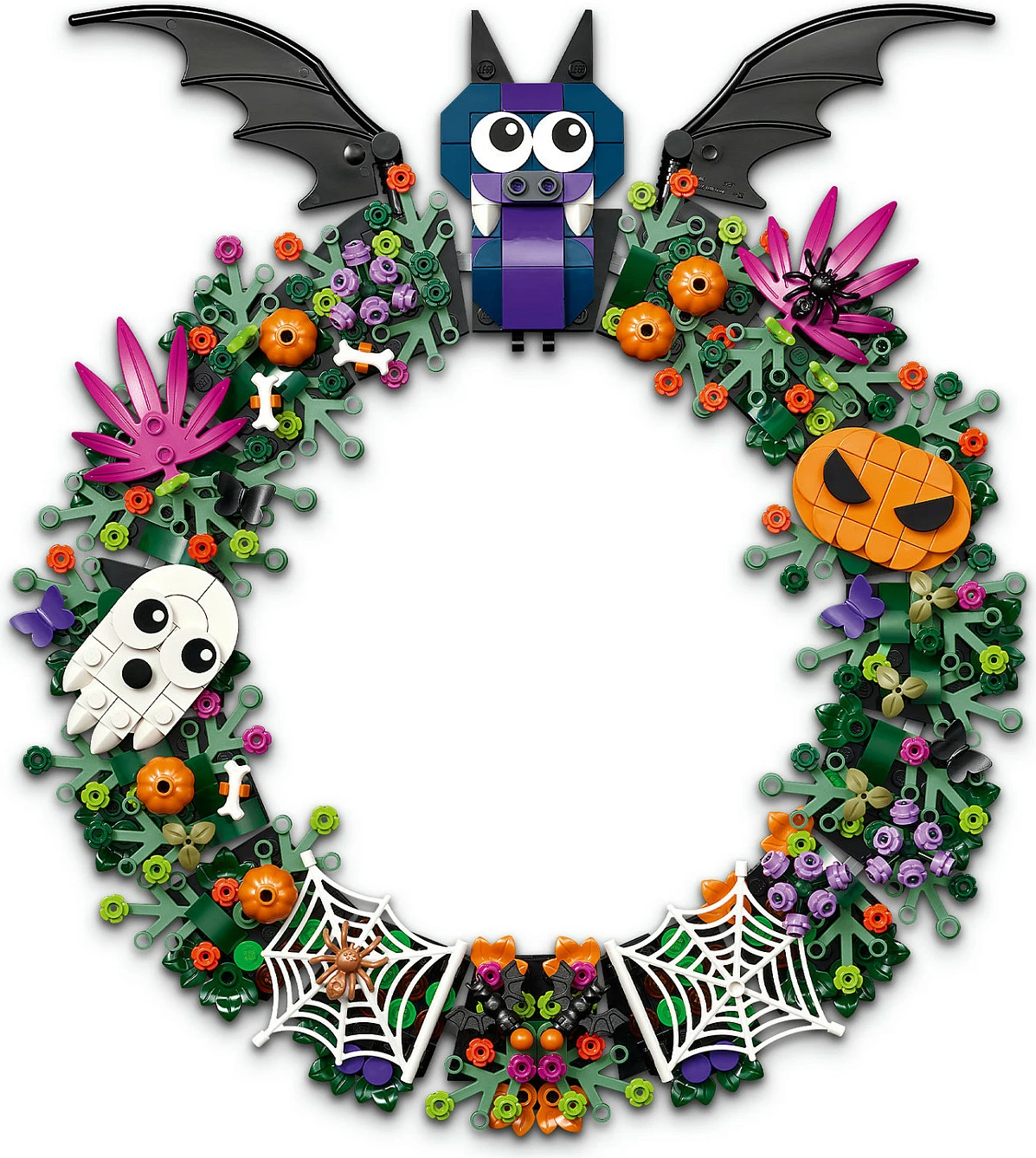 Set LEGO Halloween Wreath 40825, 617 copë, 12+, shumëngjyrësh
