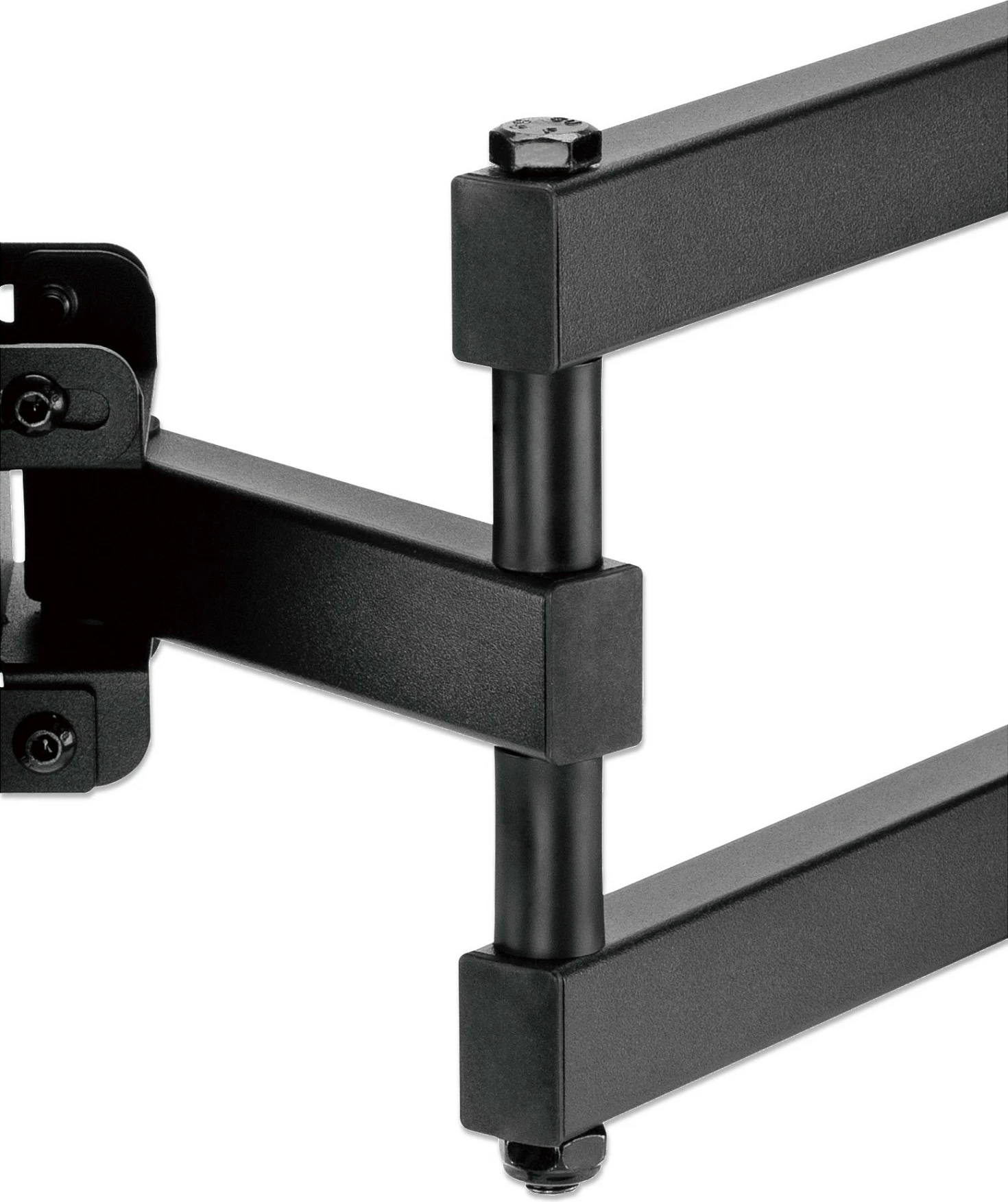 Mbajtëse muri për TV MANHATTAN FullMotion 32"-55", deri 35 kg, VESA 400x400, e zezë