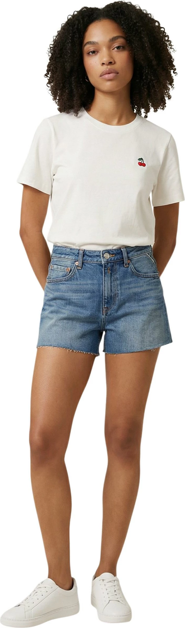 Shorce për femra Replay Straight WA548 .000.800 177, denim [Madhësia: W25]