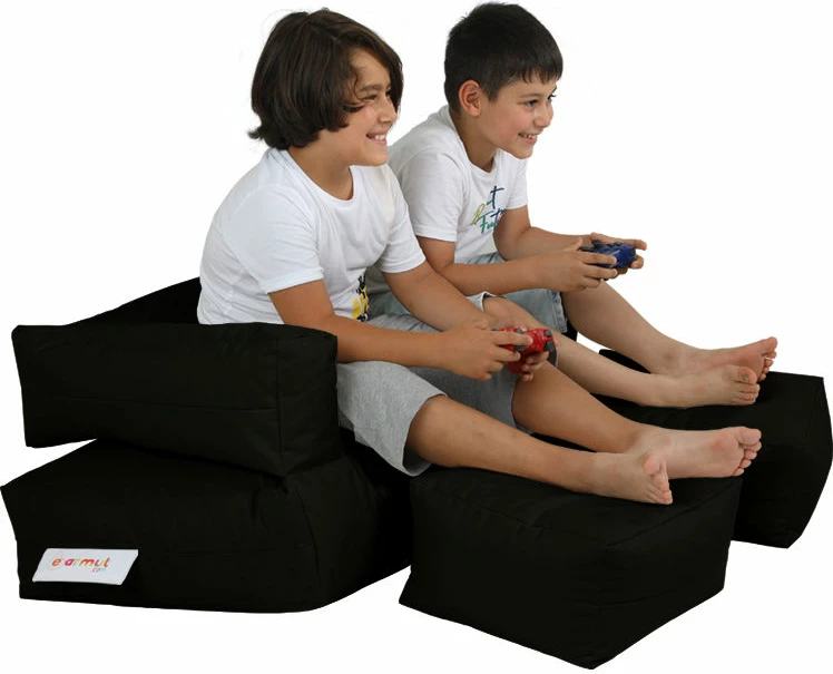 Qese ulëse për fëmijë, dy vende, ngjyrë e zezë, Atelier del Sofa