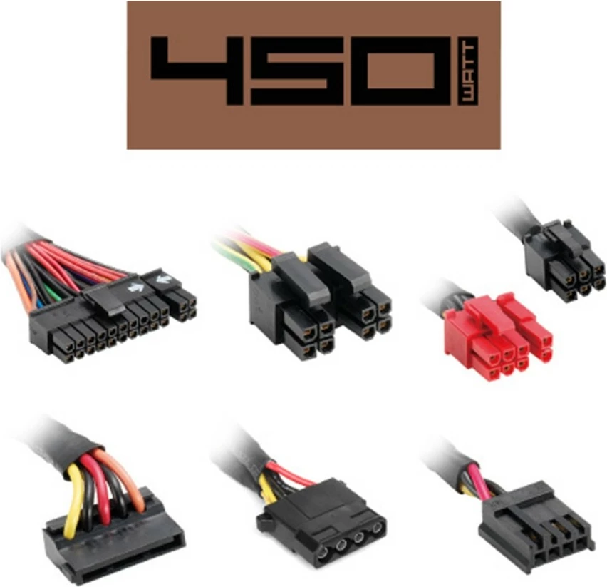 Power supply Sharkoon SilentStorm SFX Bronze 450W, 80 PLUS Bronze, i zi