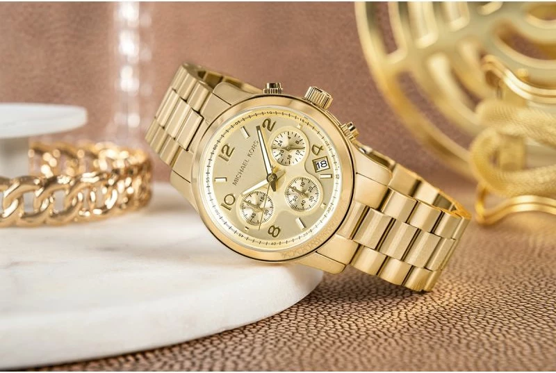 Orë dore për femra Michael Kors, ari