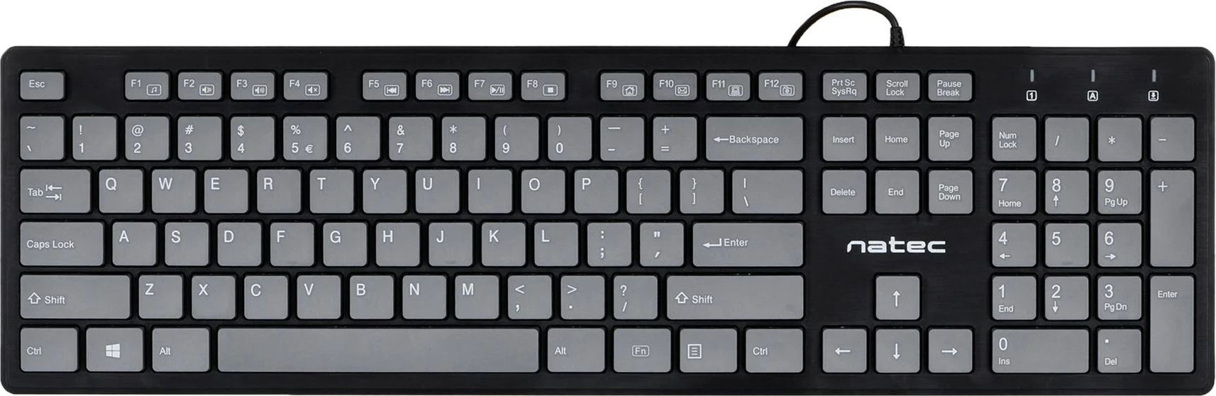 Tastierë Natec Discus 2, e zezë