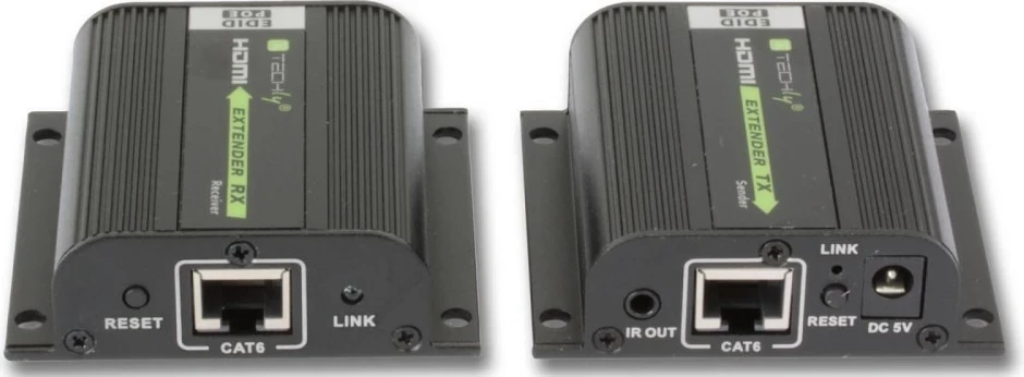 Zgjatës HDMI Techly, përmes kabllit Cat6/Cat6a/Cat7 RJ45, deri në 40m