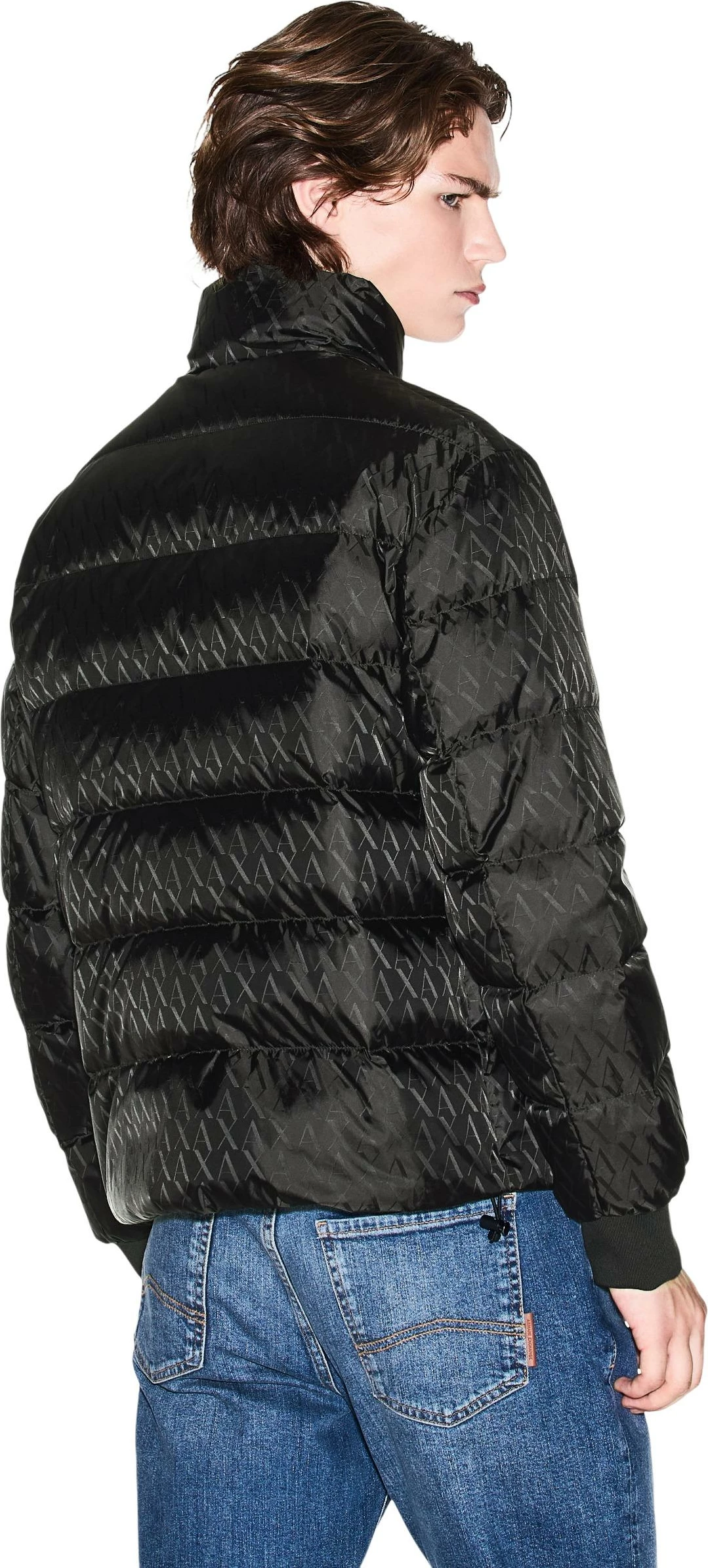 Jakne për meshkuj Armani Exchange XM001580 AF16628, e gjelbër e errët [Madhësia: XL]