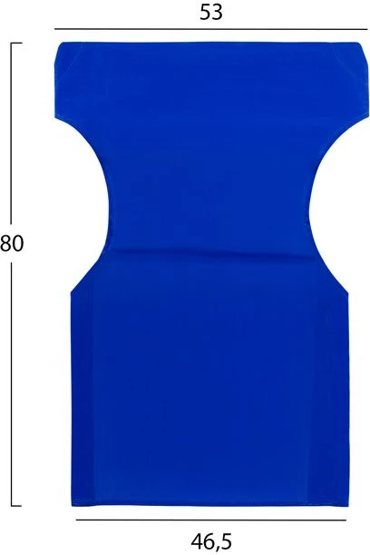 Jastëk ngjyrë blu 2x1 për karrige drejtori FH5272.01 46.5χ53χ80