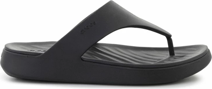 Sandale flip-flop për femra Crocs Getaway Triangle Flip, të zeza