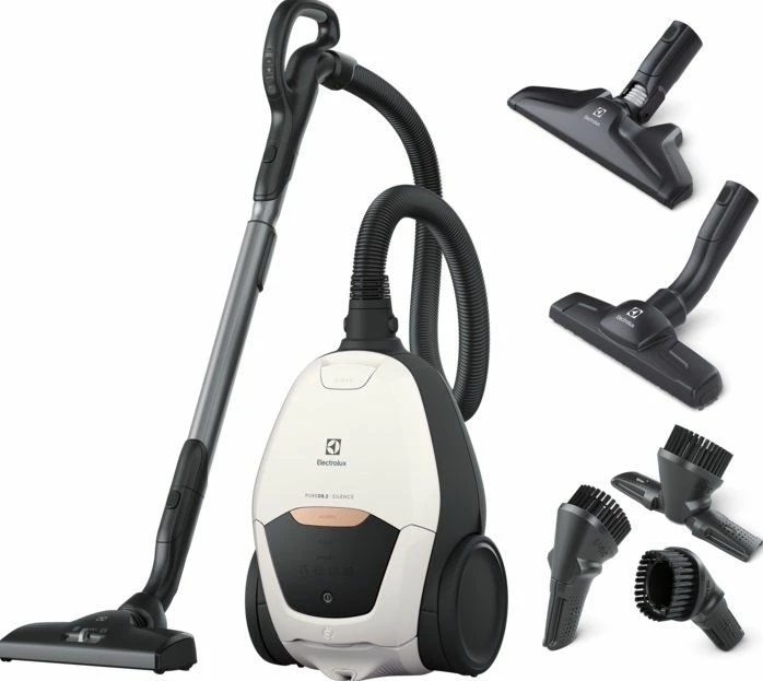 Fshesë me korrent Electrolux Pure D8 PD82-ALRG Silence, 500W, 3.5L, me qese s-bag, filtër Allergy Plus, 57 dB, e bardhë