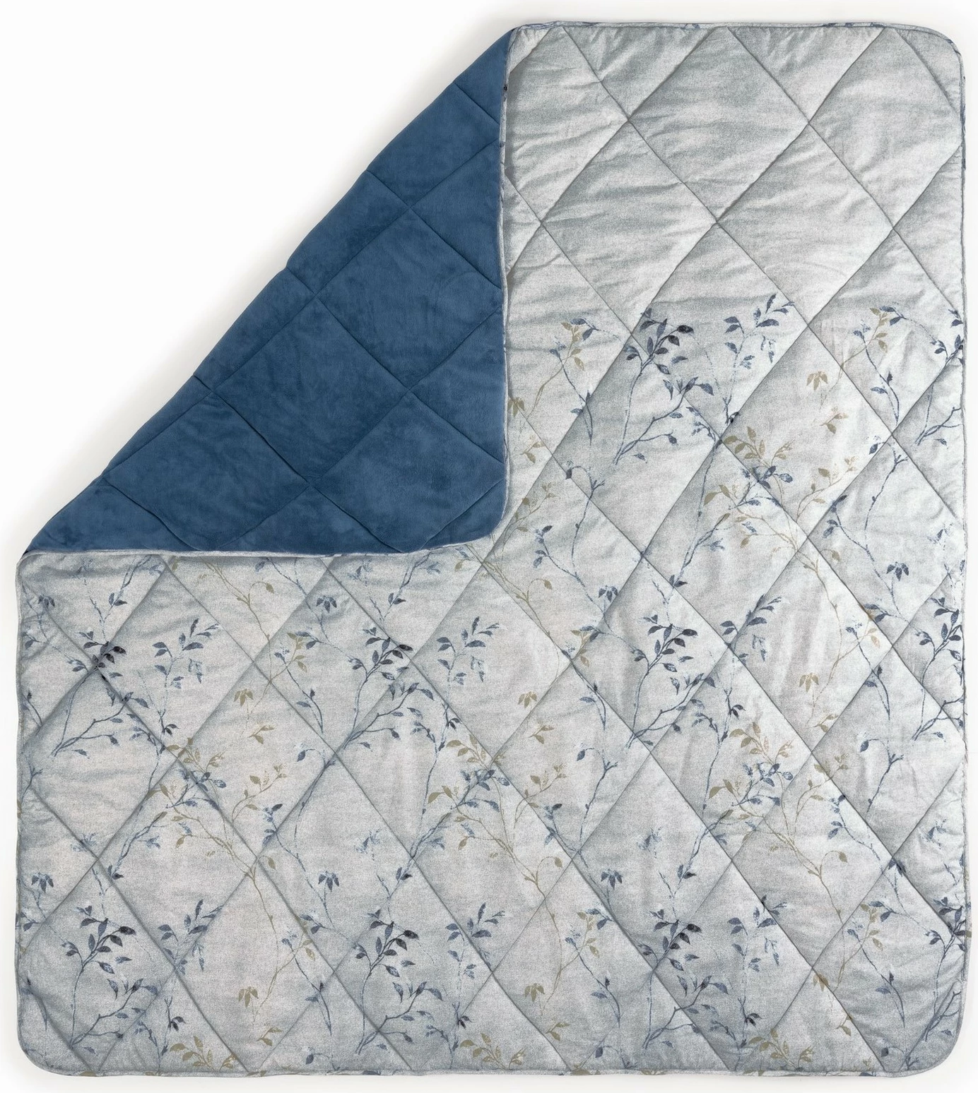 Jorgan dopio L'essentiel, kadife, ngjyrë Nitsa Denim