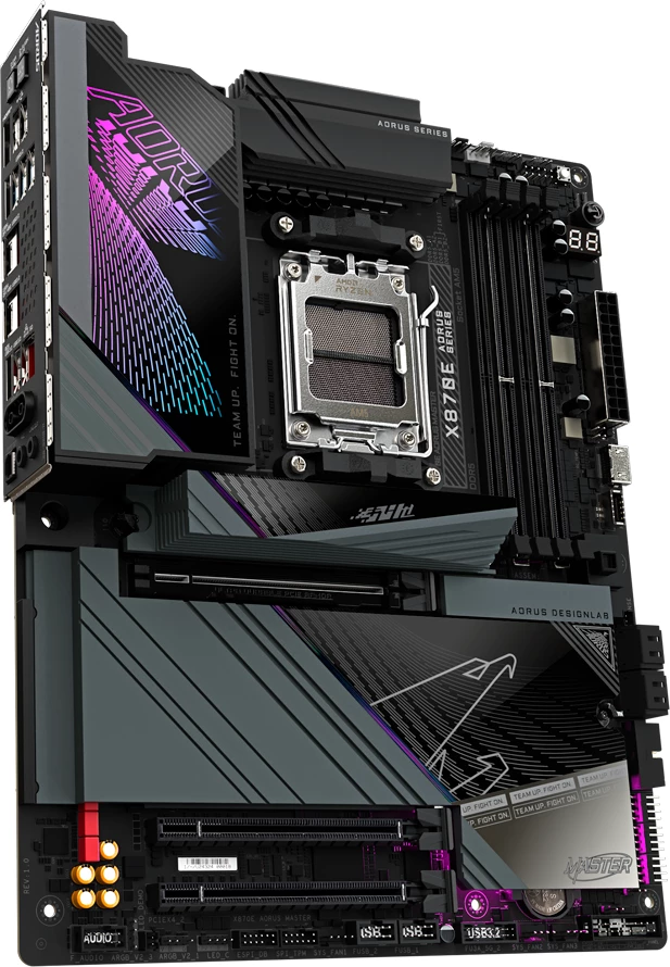 Pllakë amë GIGABYTE X870E AORUS MASTER, AM5, 4x DDR5, WiFi 7, ATX