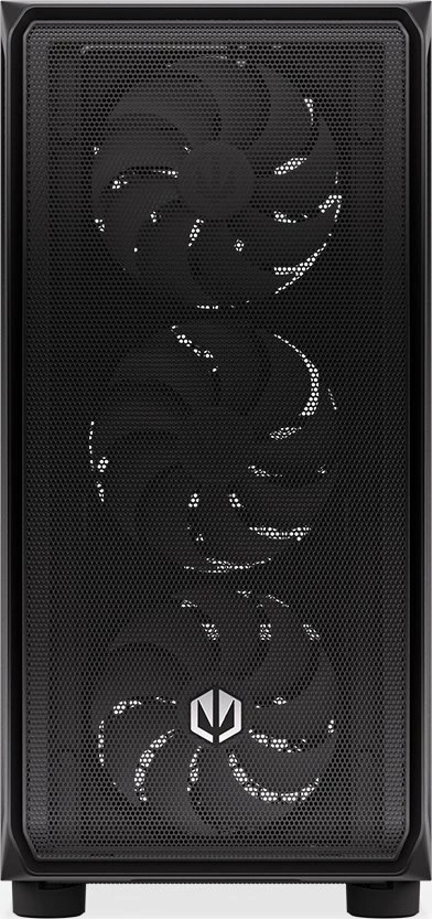 Kasë Endorfy Arx 500 ARGB EY2A011 Midi Tower ATX me xham të temperuar, 4x 140mm PWM ARGB fanë, Black
