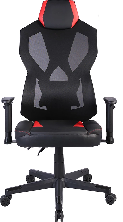 Karrige gaming për zyre, e zezë me të kuqe, STORM, 50x73x135