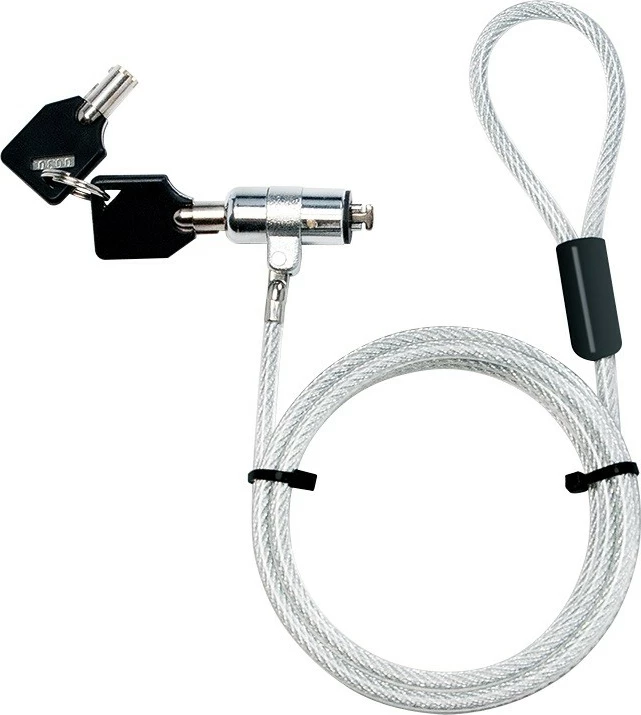 Kabllo sigurie LogiLink NBS009 me kyç, 1.8m, Argjendtë