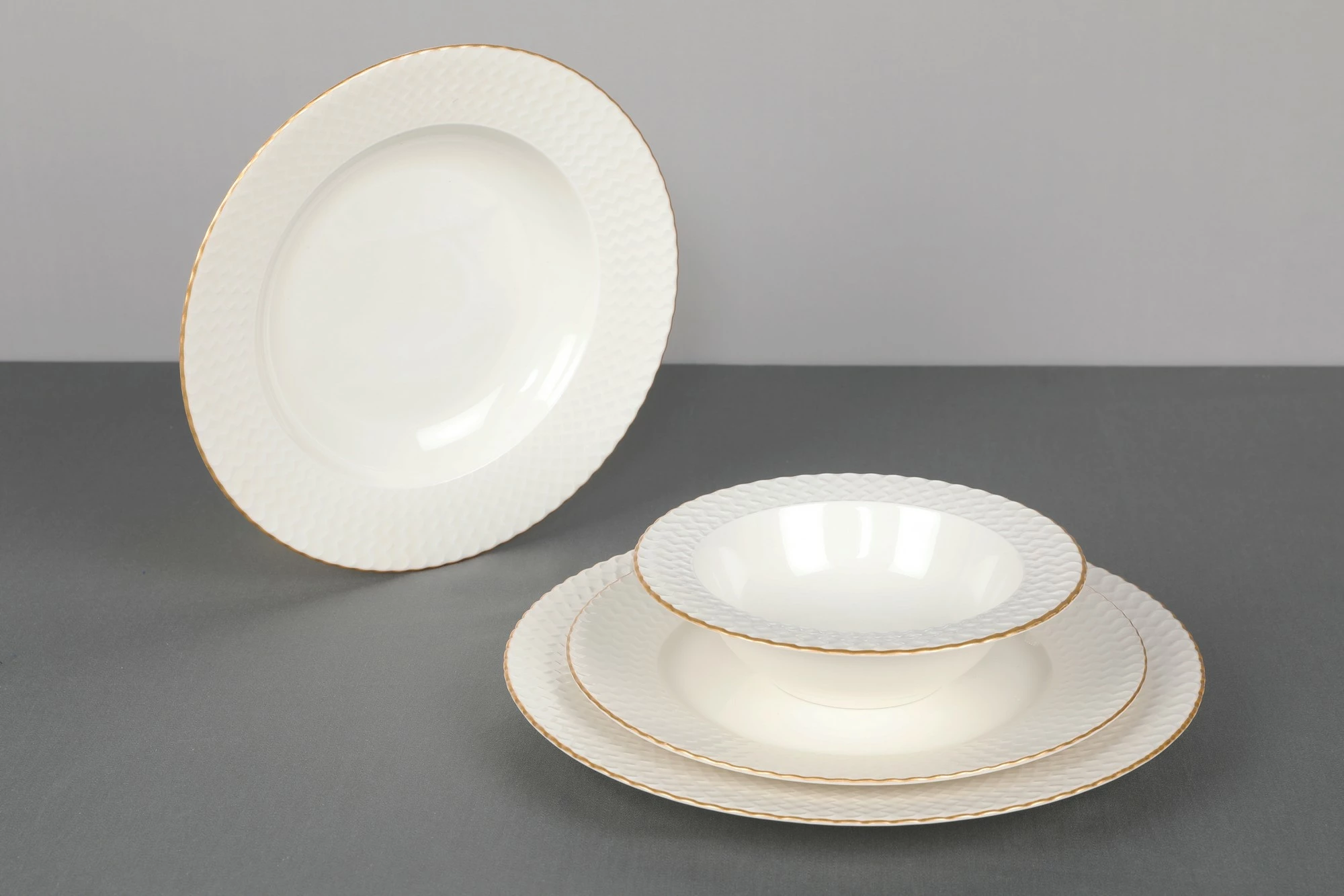 Set enësh për darkë (24 copë), Hermia, BNIRN24Y2520