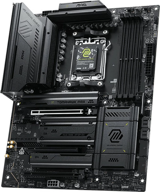 Pllakë amë MSI MAG X870E TOMAHAWK MAX WIFI, Socket AM5, ATX, DDR5 deri 256GB, Wi‑Fi 7, 5G LAN