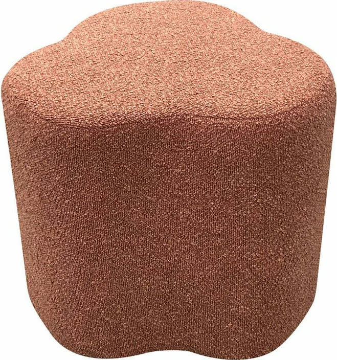 Tabure Daisy, ngjyrë kafe e kuqe, 48x48x42cm