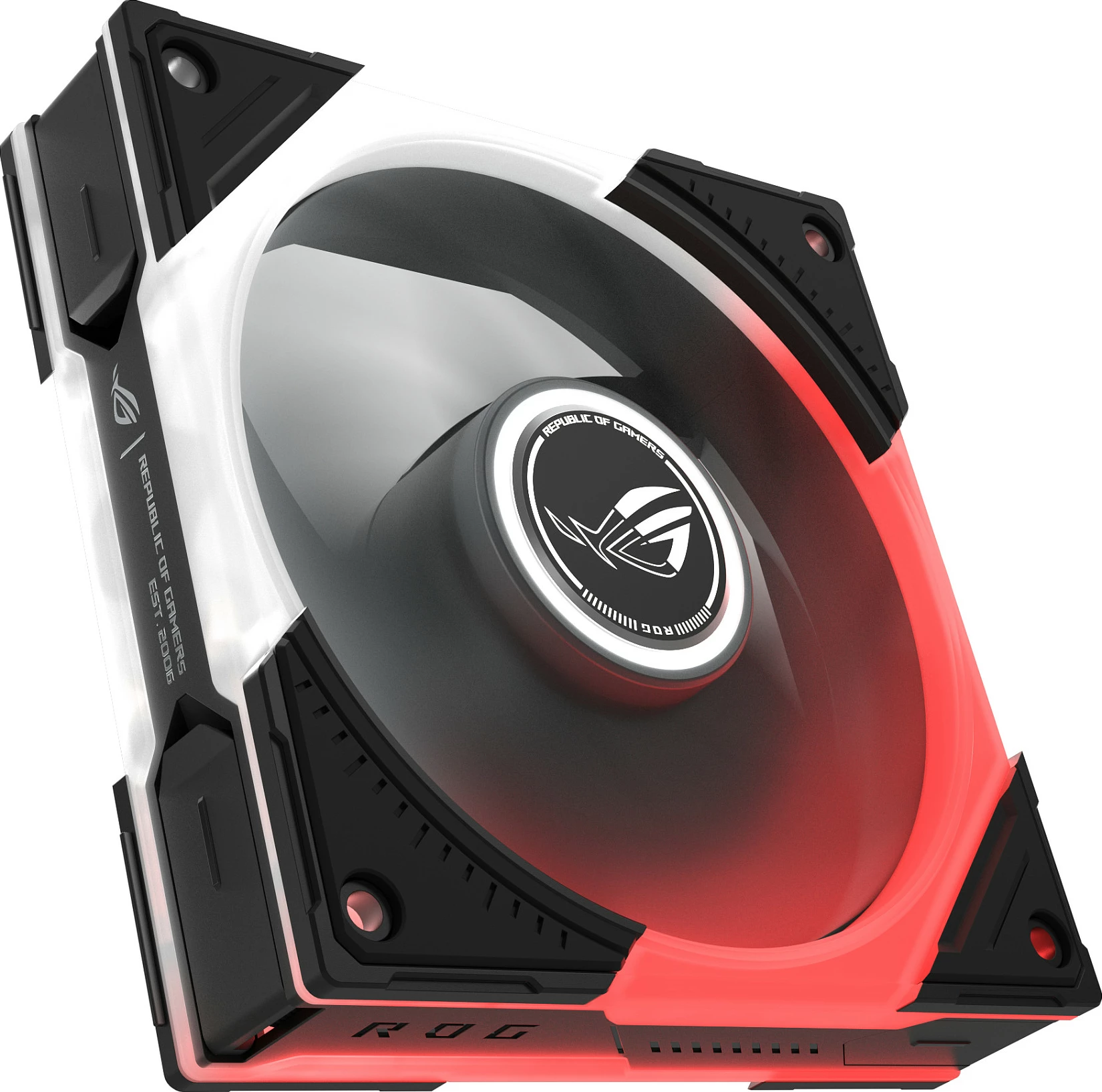 Ventilatorë për kasë ASUS ROG Eurux GR120, ARGB Reverse, set 3n1, i zi