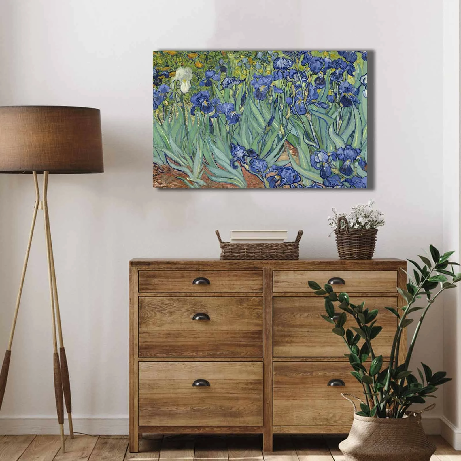 Pikturë dekorative në kanavacë, Van Gogh, shumëngjyrëshe, 45x70cm