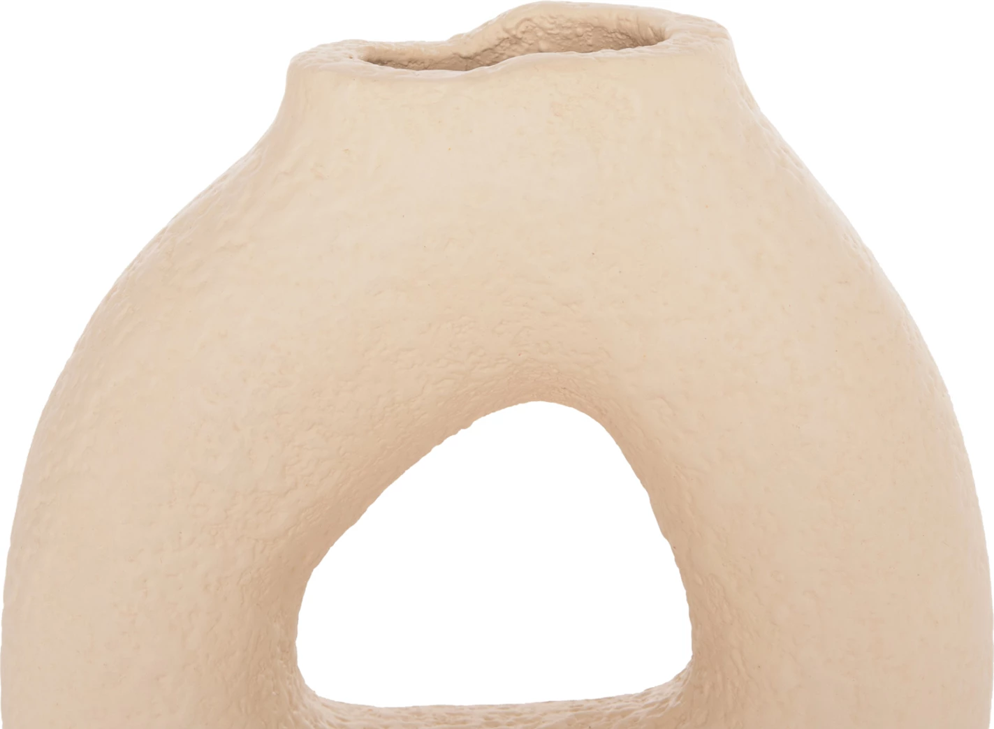 Vazo dekorative tavoline DECANT, terrakotë, ngjyrë e bardhë krem, FH4667.02S, 17.5x6.5x17cm
