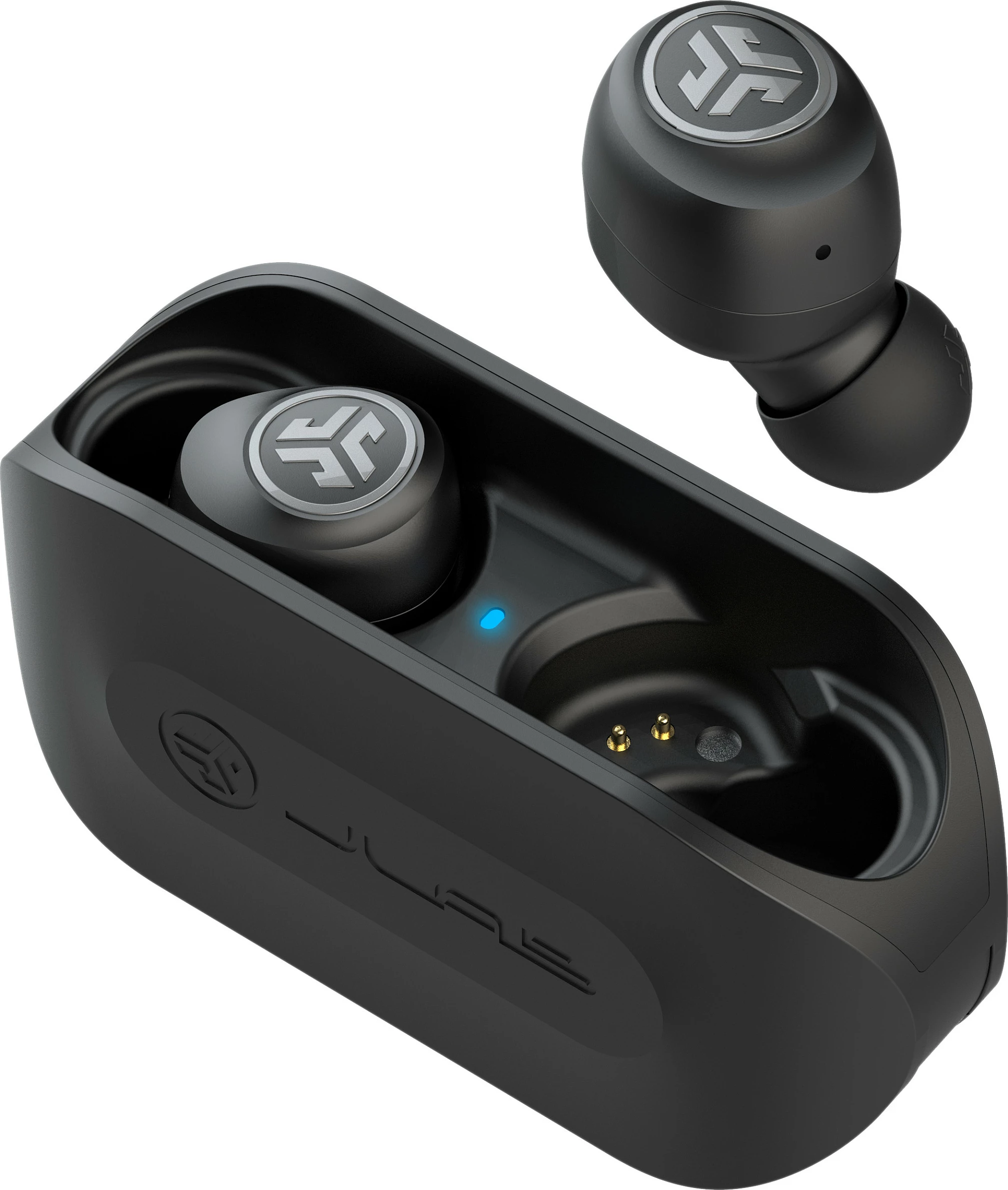 Kufje JLAB Audio Go Air, True Wireless Bluetooth, me kutizë karikimi, të zeza