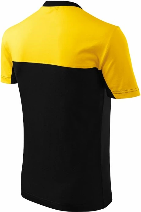 Maicë Malfini për Meshkuj, Colormix M MLI-10904, e zezë dhe e verdhë