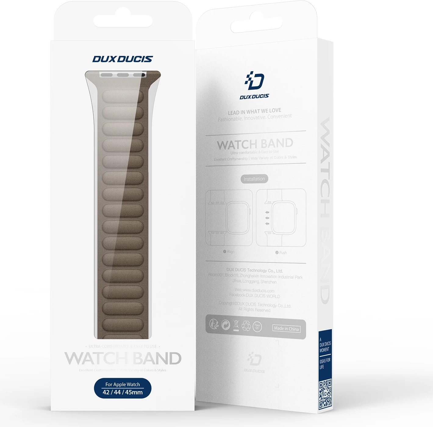 Rrip magnetik për Apple Watch Dux Ducis Strap BL, 38/40/41mm, Gri e errët