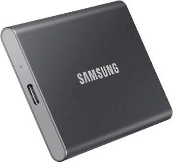 Disk i jashtëm Samsung Portable SSD T7, 4TB, USB 3.2, ngjyrë gri