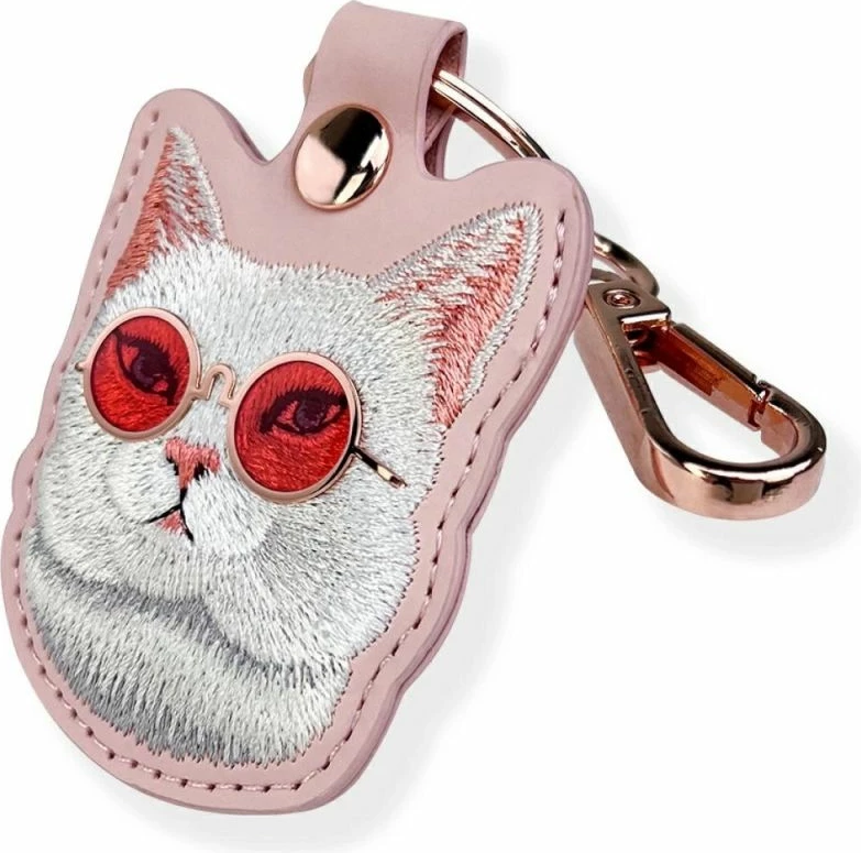 Kutie për tracker Nimmy Glasses Cool Cat, rozë