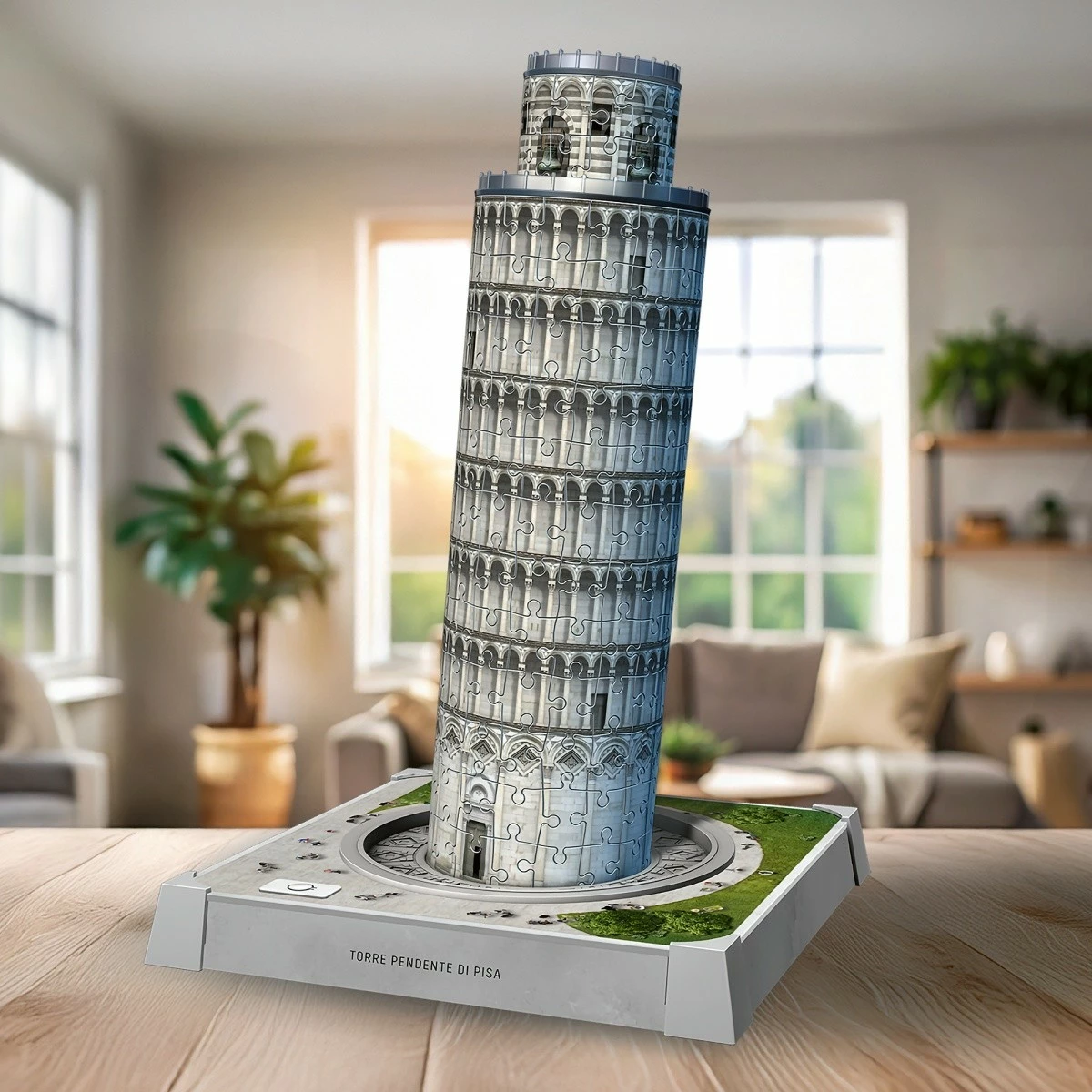 Puzzle 3D Ravensburger Leaning Tower of Pisa, 231 pjesë, plastikë