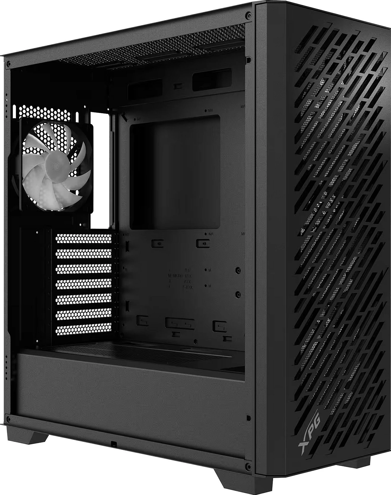 Kasë PC ADATA XPG Valor Air Pro, ATX Midi Tower, 4x120mm ARGB, Tempered Glass, e zezë