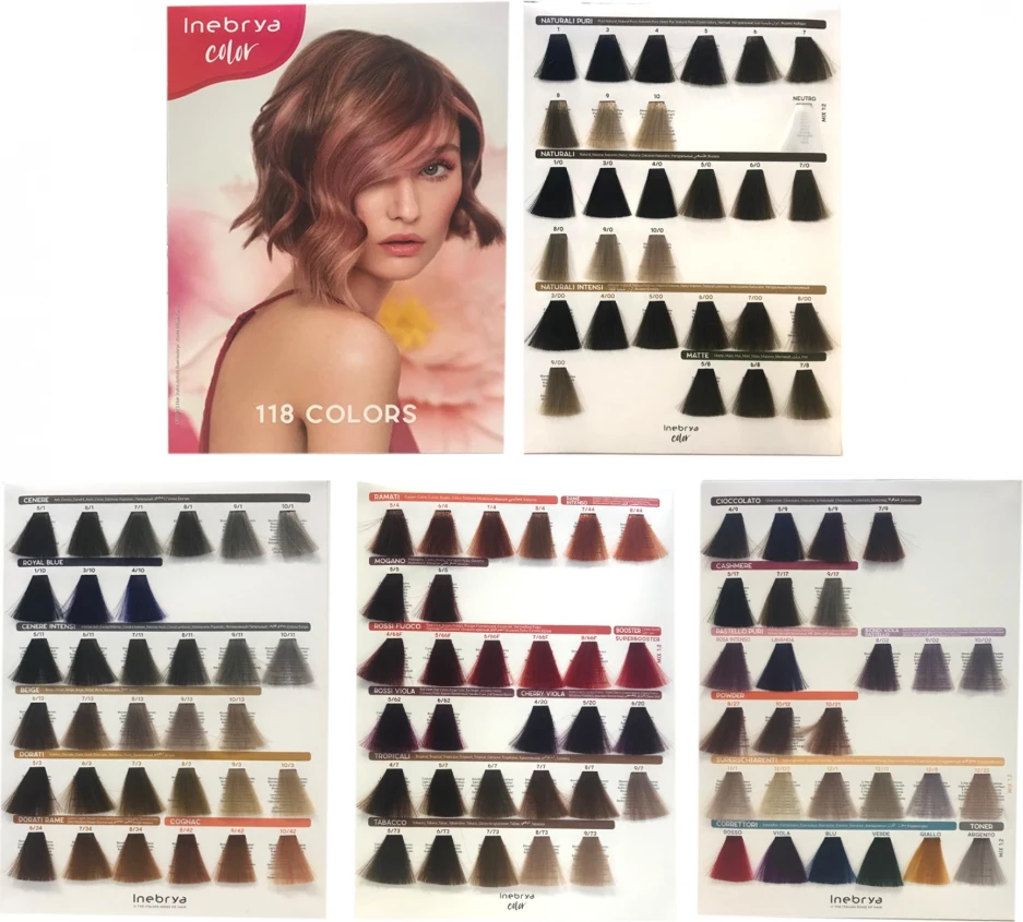 Tabela e Ngjyrave Inebrya – 118 Ngjyra