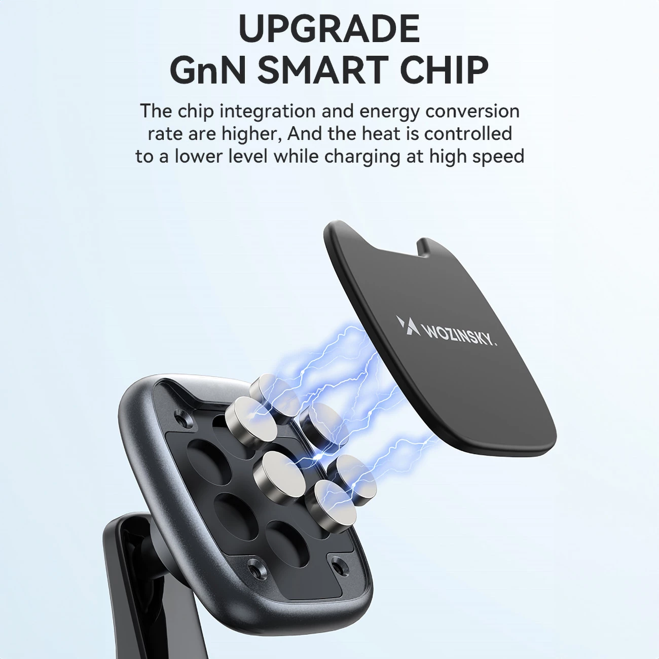 Mbështjellës magnetik për makinë Wozinsky WUMTD, për panel, i zi