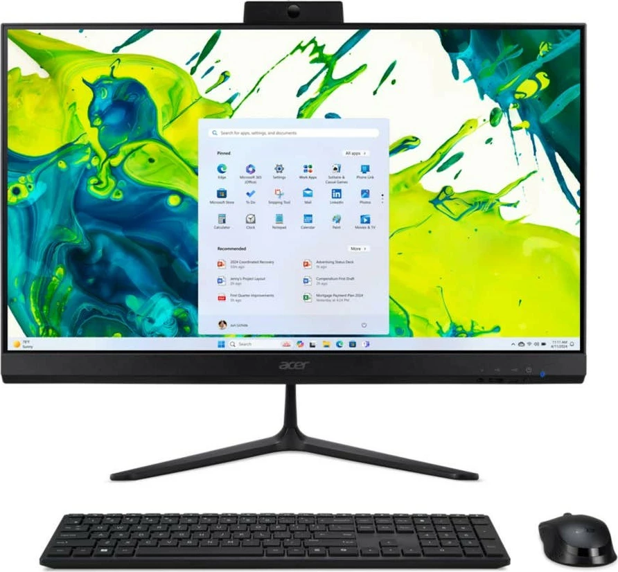 Kompjuter All-in-One Acer Aspire C24-B, i5-1334U, 16GB RAM, 512GB SSD, 23.8" FHD, Windows 11 Home, zi