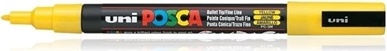 UNI-MARKER pc-3m POSCA YELLOW