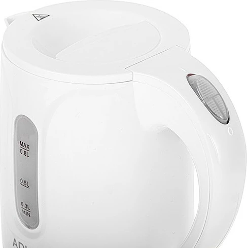 çajnik elektrik, Adler, AD 1371w, 0.8 L, 850 W, i bardhë