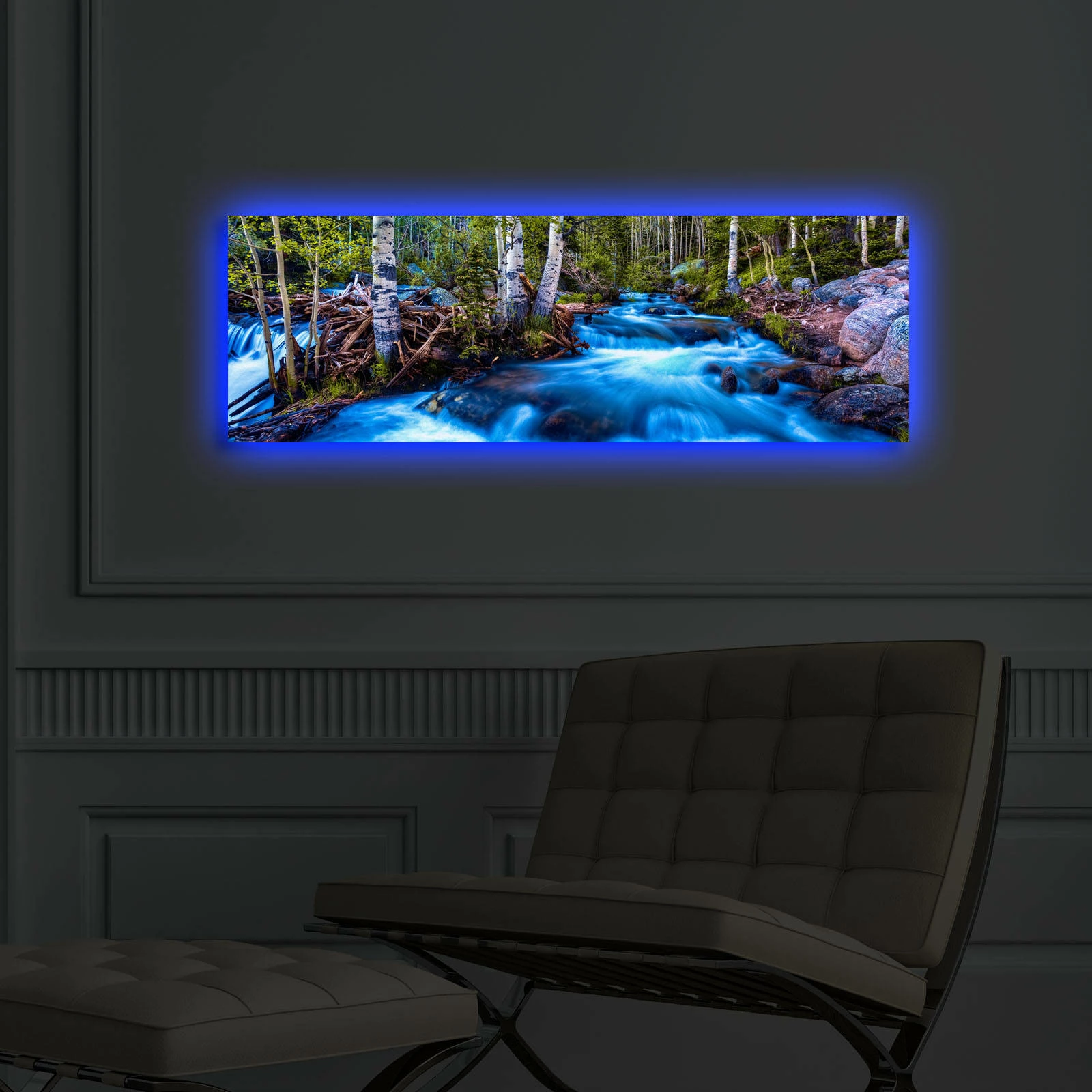 Pikturë dekorative me drita LED, Wallity, 3090DACT-38