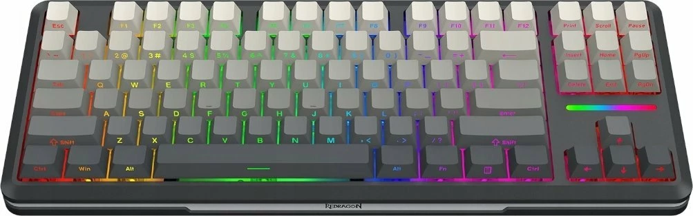 Tastierë mekanike gaming Redragon Wildslash Pro K734SP-RGB-PRO 87 tasta TKL RGB (Dragon Growl), e zezë