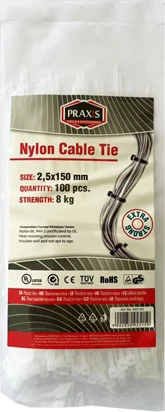 Lidhëse Plastike 2.5x150 925150 100/set
