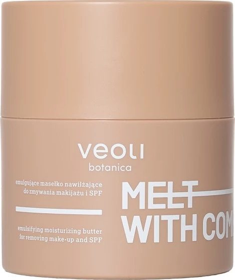 Balsam për heqje grimi dhe pastrim fytyre për femra Veoli Botanica Melt With Comfort, 40g