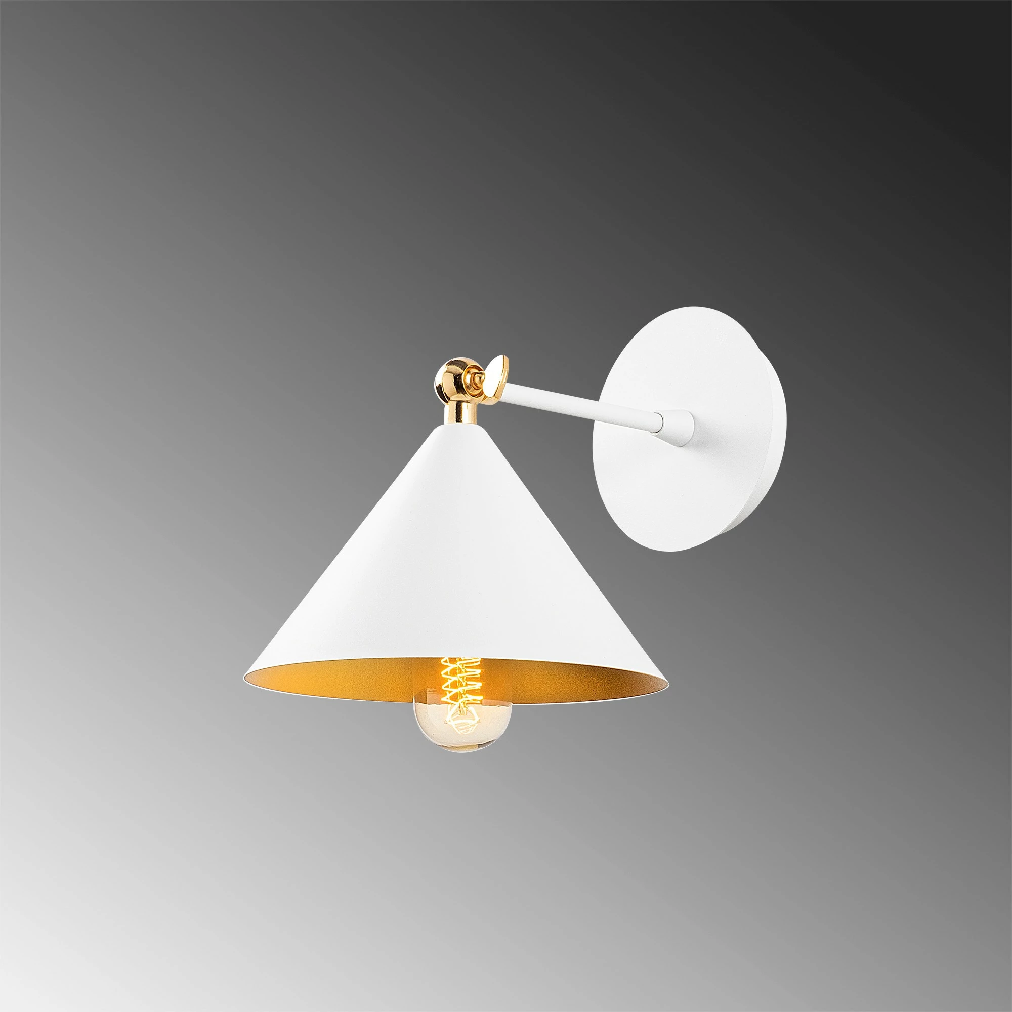 Llambë muri Opviq, Berceste, e bardhë, 185WHITE-A