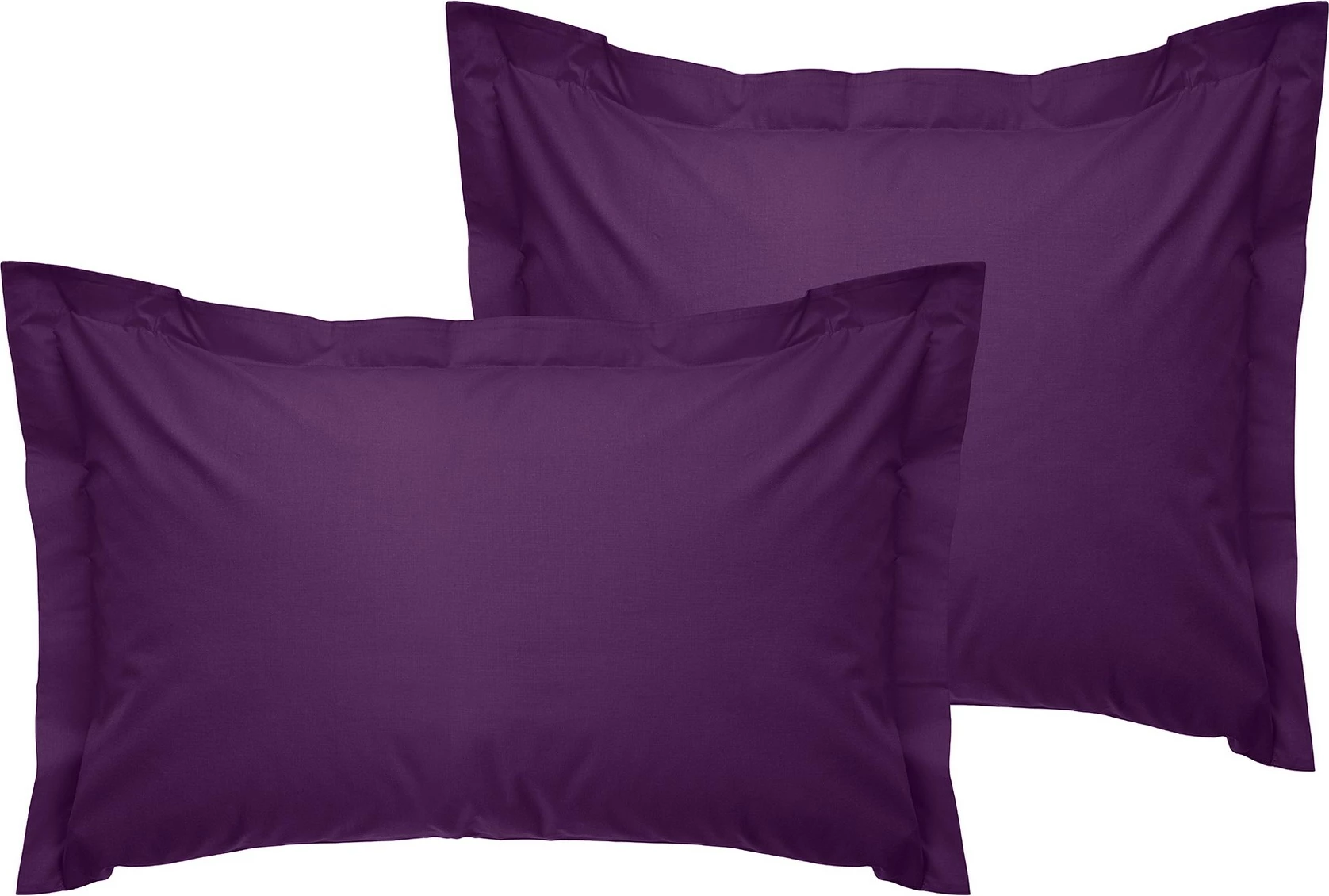 Set jastëkësh Oxford (2 copë), pambuk 100%, ngjyrë vjollcë, L'essentiel, 50x80+5cm
