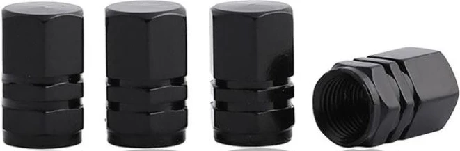 Kapakë valvule alumini Trayal 50 copë/pako, të zinj