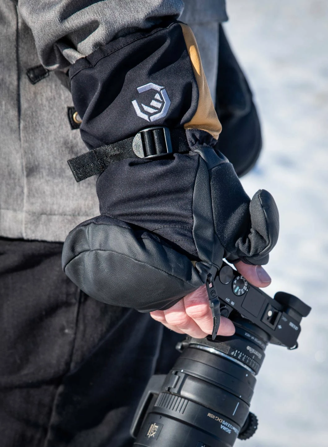 Dorëza fotografike Vallerret Senja Mitt L, të zeza