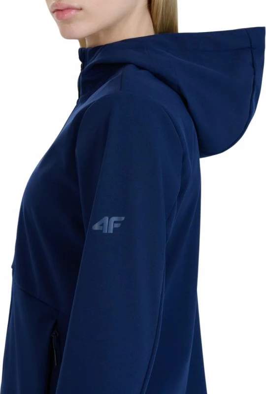 Jakne softshell 4f femra, e kaltër [Madhësia: XL]