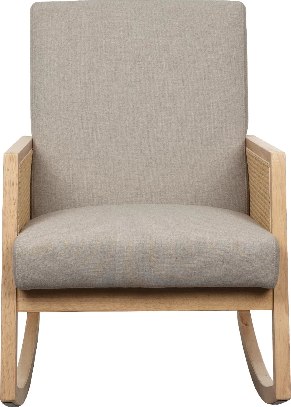 Karrige lëkundëse Ammos, bezhë, 65x82x96cm