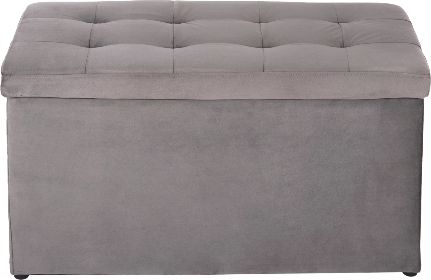 Karrige për bar me hapësirë ruajtjeje PUNK FH279.11, kadife gri, 90x50x50H cm