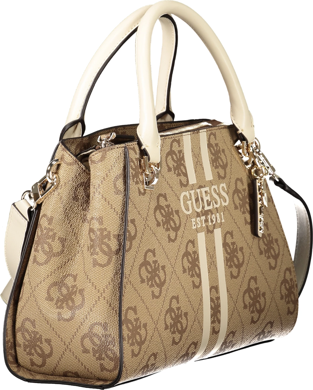 Çantë femra GUESS JEANS NOELLE II, beige