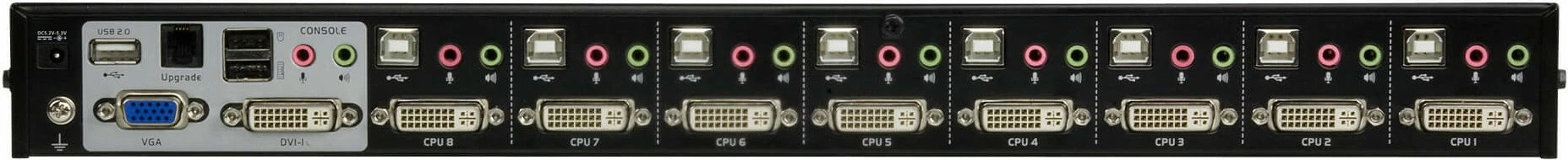 Switch KVM ATEN CS1768, 8 porta, DVI, USB, audio, i zi